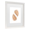 Trademark Fine Art - Sarah Manovski  Golden palms white copper 2 Matted Framed Art - 3 of 4