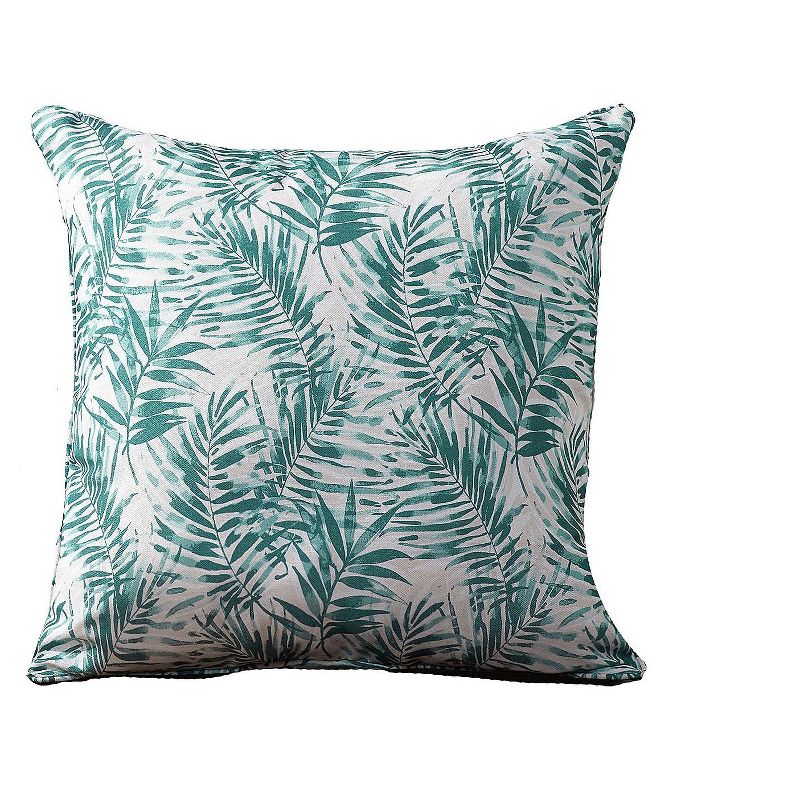 Kate Aurora 2 Piece Tropical Palm Indoor/Outdoor Oversized & Overfilled Zippered Throw Pillow - 20" x 20", 1 of 3