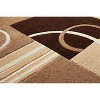 Echo Shapes Circles Modern Geometric Comfy Casual Hand Carved Abstract Contemporary Thick Soft Area Rug - image 4 of 4