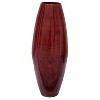 Uniquewise Bamboo Cylinder Shaped Floor Vase - Handcrafted Tall Decorative Vase - Ideal for Dining Room, Living Room, and Entryway - 4 of 4