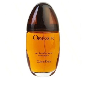 Obsession By Calvin Klein Basil, Peach, Vanilla, Bergamot, Mandarin Orange Women Eau De Parfum Spray 3.4 Oz *Tester 1985 Daytime 3.4 Oz Fragrance - 1 of 1