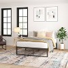 14" Branden Minimalist Steel Platform Bed Frame Black - Taylor & Logan - 4 of 4