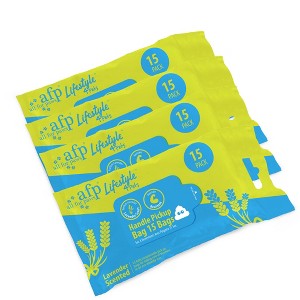 Allforpaws Handle Pickup Bag 15 Bags, 4 Packs - 1 of 4
