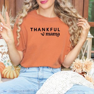 Simply Sage Market Thankful Mama Bold Heart Garment Dyed Tee - 1 of 4