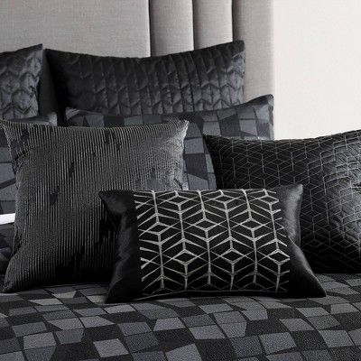 Riverbrook Home 10pc Queen Regal Comforter Bedding Set Black: Luxury & Glam, Midweight, Abstract Pattern, Includes Shams & Pillow — фото 7