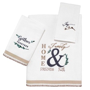 Avanti Linens Modern Farmhouse 3-Piece Towel Set - 1 of 3