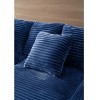 NicBex Couches for Living Room 48.8" Sofa Couch Modern Minimalist Upholstered Sofa Bed Sleeper with 3 Throw Pillows for Apartment - 4 of 4