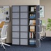 Mlezan 71" Metal Locker: Steel Storage for Bedroom, Gym, School, Office, or Garage.Ideal for Employee or Personal Use. - 2 of 4