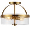 Nensor 2 Light 13" Flush Mount - FLU4051 - Safavieh - 2 of 4