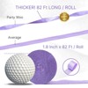 PartyWoo Crepe Paper Streamers Pink Purple Mint Turquoise White 8 Rolls 656 ft 1.8 Inch x 82 Ft Roll - 3 of 4