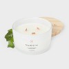 3-Wick Milky Glass Wooden Wick Lolo Neroli and Ivy Jar Candle 13oz - Threshold™ - 3 of 3