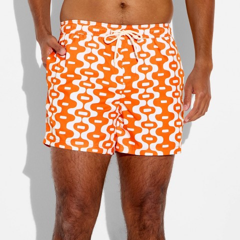 Мужские брюки Original Use Men's 5'' Swim Trunks - Original Use™ Orange Geo Print XXL