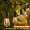Itopfox 96FT LED Outdoor String Lights, Dimmable Waterproof Patio Lights with Shatterproof Edison Vintage Bulbs for Backyard Porch Garden - 2 of 4