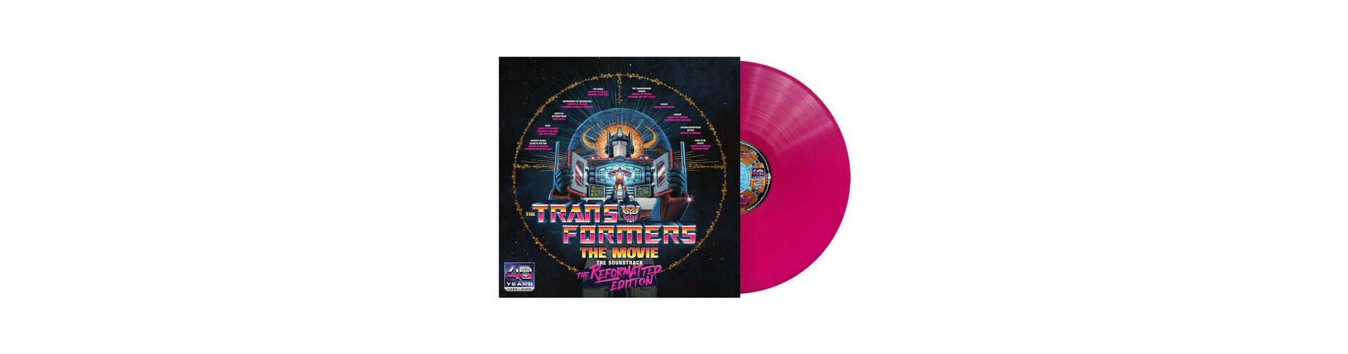 The Transformers - The Movie, the Soundtrack, the Reformatted Edition (Colored Vinyl Pink)