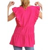 Women's Tiered Ruffle Babydoll Top - umgee - 3 of 4
