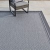 Gertmenian 7'8"x10' Paseo Soroa Rectangle Woven Indoor/Outdoor Accent Rug Gray: Machine Made, Polypropylene, Fade-Resistant - 4 of 4