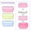 Unique Bargains Travel Camping Lightweight Plastic Bar Soap Dish Container Case 3 Pcs - 4 of 4