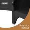 Designed Storage Cabinet Sideboard with MDF+Pine veneer , Adjustable Shelves - Leovsnove - 4 of 4