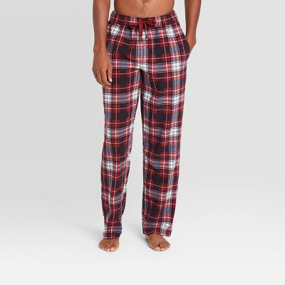 men's plaid printed pants