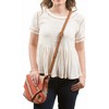 Pavilion Gift Company - Russet - 9" x 6.5" Canvas Shoulder Bag - Handbags - 2 of 4