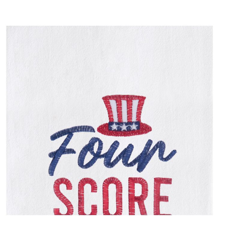 C&F Home Four Score Seven Beers Ago Embroidered Cotton Flour Sack Kitchen Towel Patriotic Dishtowel Decoration, 2 of 4