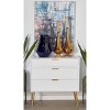 Olivia & May Modern 3 Drawer Wooden Chest with Knob Pulls White: Mid-Century Style, MDF Composite Frame - image 2 of 4