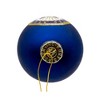 Kurt Adler Two-Sided Glass Ball Ornament, United States Navy Emblem, 3" - 4 of 4