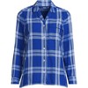 Lands' End Women's Long Sleeve Print Flannel Pajama Top - 3 of 3