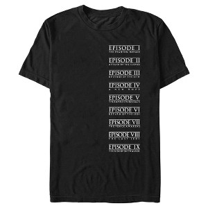 Men's Star Wars All Episode Logos T-Shirt - 1 of 4