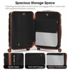 SKONYON 3-Piece Hardshell Luggage Set with TSA Lock, YKK Zippers, PC+ABS Construction and Spinner Wheels - 3 of 4
