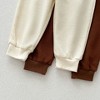 MyKids-USA Casual and Versatile Two-Piece Set: Teddy Top Pullover and Pants for Baby and Toddlers - 4 of 4