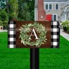 Wreath Monogram Letter A Mailbox Cover Everyday Standard Briarwood Lane - 2 of 3