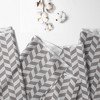 Bacati - Herringbone Gray Muslin 100 percent Cotton Universal Baby US Standard Crib or Toddler Bed Fitted Sheet - 2 of 4