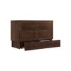 Keloyid Haimyy Solid Wood Frame Queen Murphy Bed Chest with Built-in Charger and Strong Drawer - 4 of 4