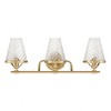 Savoy House Candler 3 - Light Vanity in  Warm Brass - 2 of 4