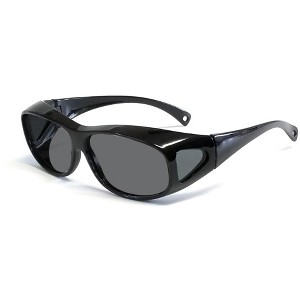 Fit Over Polarized Floating Sunglasses by Calabria 7669 in Gloss-Black & Grey - 1 of 1