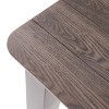 CAVINAS Dining Table Modern Rectangle Wood Dining Table with Wooden Legs for Kitchen - 2 of 4