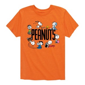 Boys' - Peanuts - Group Short Sleeve Graphic T-Shirt - 1 of 4