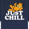 Boys' - Garfield - Just Chill Long Sleeve Graphic T-Shirt - 2 of 4