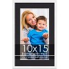 PosterPalooza | White Frame with Black Photo Mat, UV Acrylic Front, Foam Board Backing, 60 Sizes Available - 2 of 4