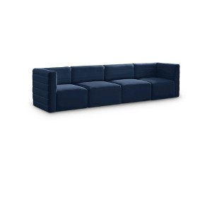 Meridian Furniture,Quincy Velvet Modular Sofa - 1 of 4