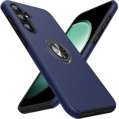 Entronix Case Compatible with Galaxy S25 FE - 360º Circular Ring Gripstand