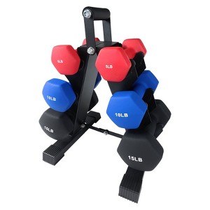 Dumbbell Weights Set for Home Gym, PVC Coated Dumbbell Hand Weights - 1 of 4