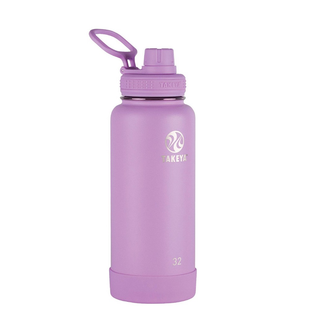 Photos - Glass Takeya 32oz Actives Insulated Stainless Steel Water Bottle with Spout Lid