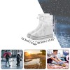 Unique Bargains Reusable Waterproof Shoe Covers Non-Slip for Men Women Easy to Clean Portable 1 Pair - 2 of 4