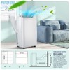 14,000 BTU 3-in-1 Portable Air Conditioner with Window Kit, Cools up to 750 Sq.Ft, Dehumidifier, Ultra Quiet, Remote Control, AC Unit For Living room - 4 of 4
