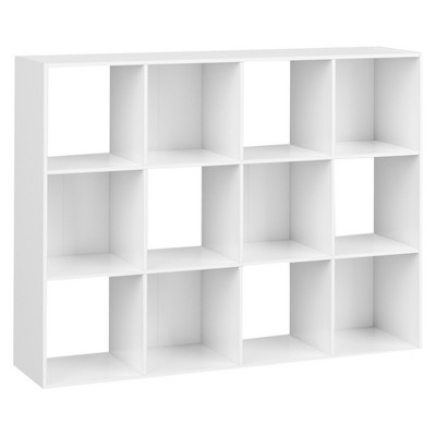 target white shelving unit