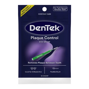 DenTek Easy Brush Plaque Control Interdental Toothbrush - 16ct - 1 of 4