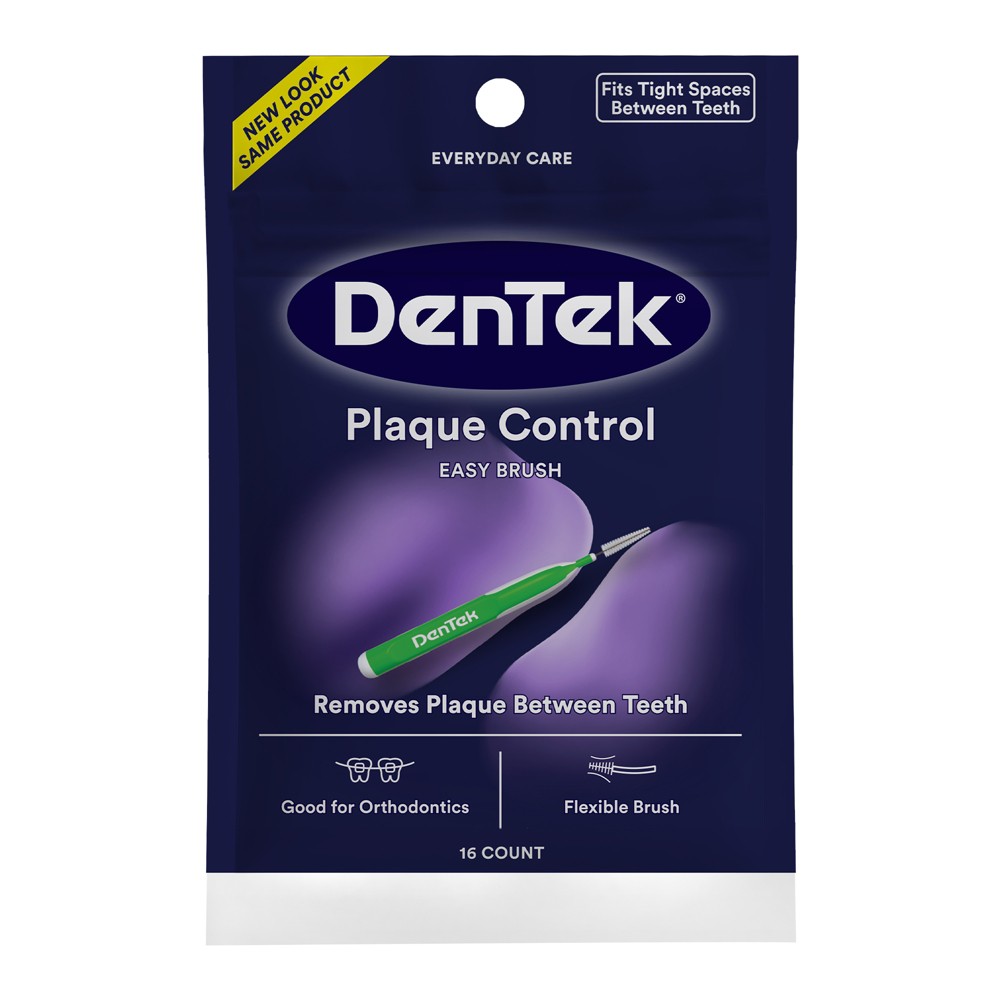 Photos - Toothpaste / Mouthwash DenTek Easy Brush Plaque Control Interdental Toothbrush - 16ct 