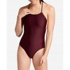 Women's Strappy Halter Mesh Leotard One Piece - Danskin - 2 of 3